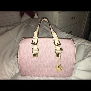 Michael kora baby pink bag